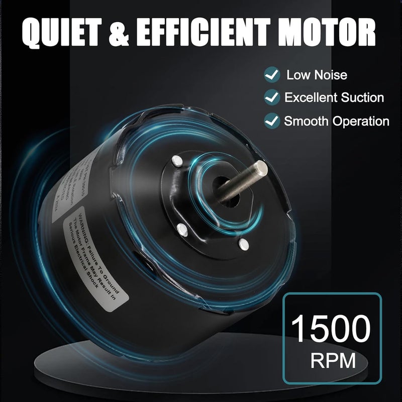 Criditpid JA2C028G, 23405SER, S23405SER Bathroom Exhaust Fan Motor Replacement for Broan Nutone 8661 8662 8670 8671 8672 8672N 8831 8832N 8662NL 8833 JA2C028-1 23405 JA2C0208-1 Models. - Image 4